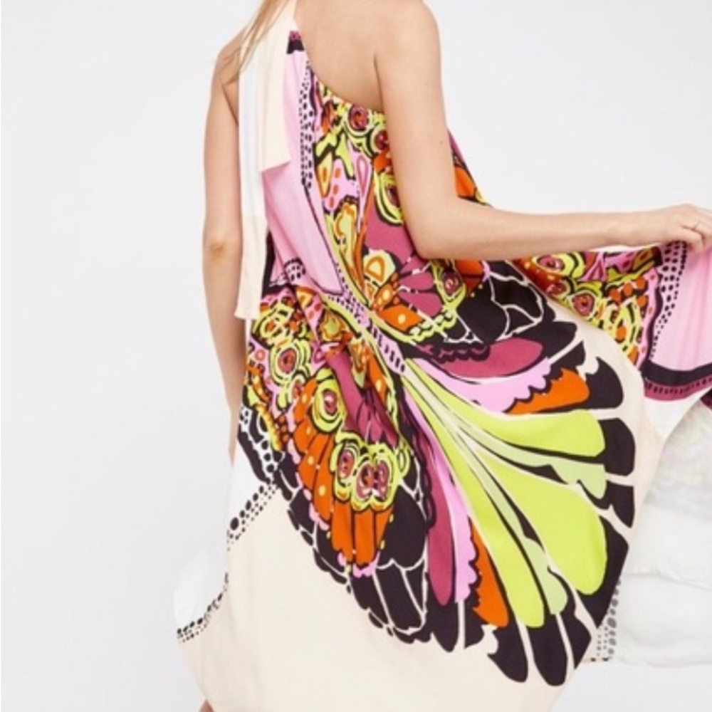Free People Bold as Love One Shoulder Dress - Picture 3 of 7